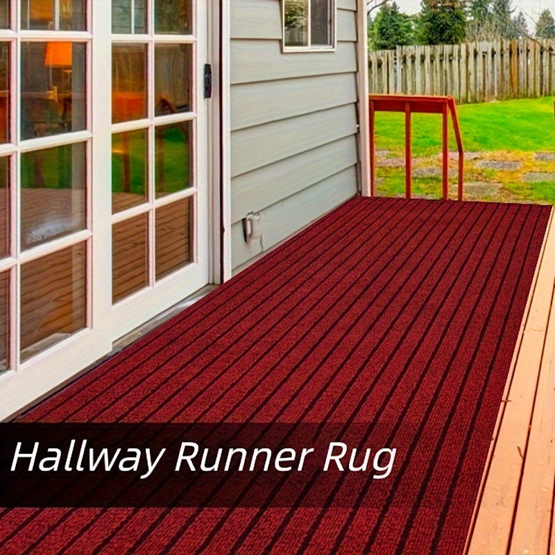 Eleganter, pflegeleichter Läufer für Haus & Garten, waschbar und rutschfest, für eine saubere Optik.