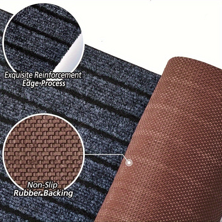Waschbarer Teppichläufer aus Polyester, pflegeleicht & robust für Küche, Flur oder Balkon.