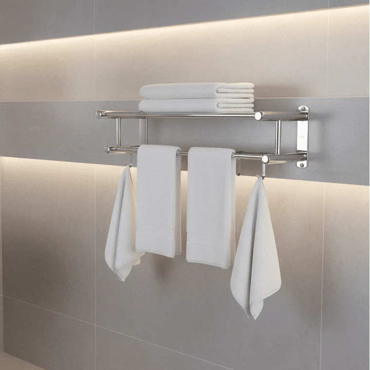 Moderner Handtuchhalter zur Wandmontage, platzsparend im Badezimmer, Küche oder Gäste-WC.