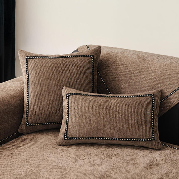Stylischer Jacquard-Sofabezug, modernes Muster, langlebig & dekorativ für ein wohnliches Ambiente.