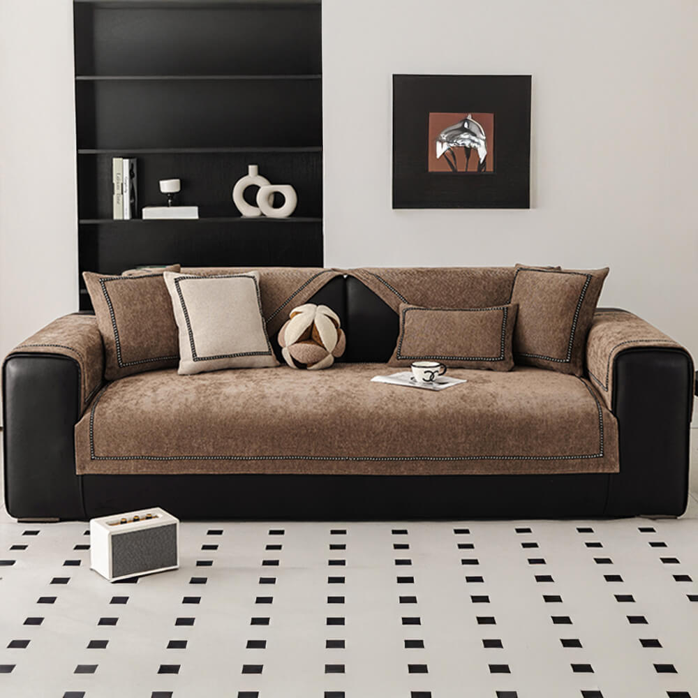 Moderner, strapazierfähiger Sofabezug mit Jacquard-Struktur, langlebig & sehr pflegeleicht.