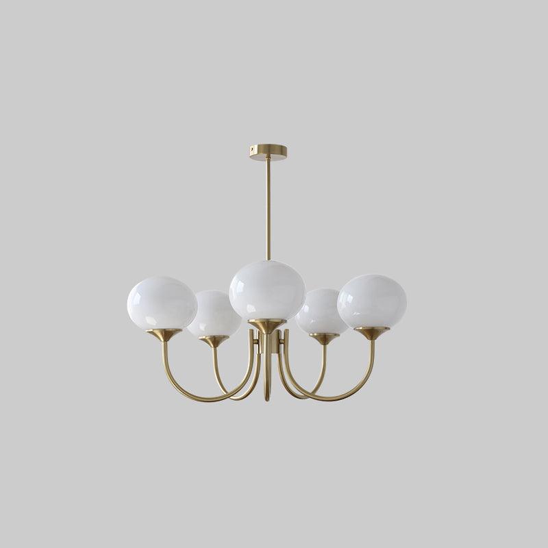 Moderner, eleganter LuxeGlow Kronleuchter; perfekte Designleuchte für Ihr Zuhause.