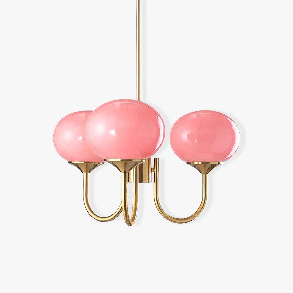 LuxeGlow Kronleuchter mit einzigartigem Design, moderne Hängeleuchte als Blickfang.