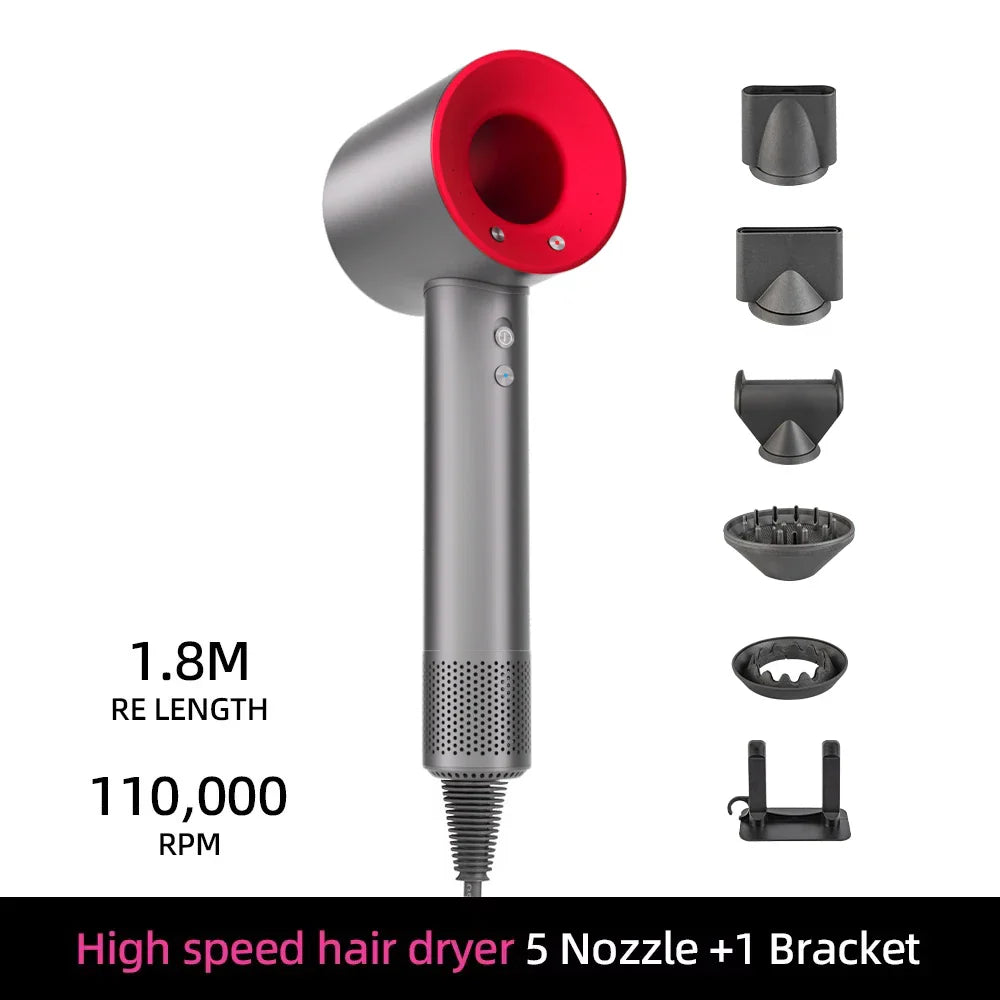 Anti-Frizz Ionen Haartrockner für Damen und Herren, minimiert Kräuseln und verleiht dem Haar einen gesunden Glanz.