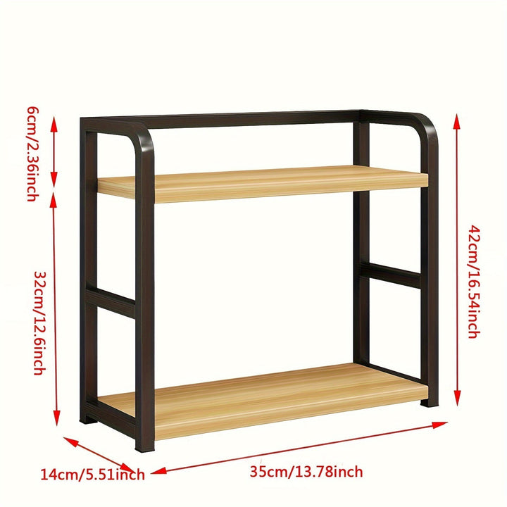 Elegantes, modernes Küchenregal aus Edelstahl, robust & langlebig. Perfekt für Küchenorganisation.