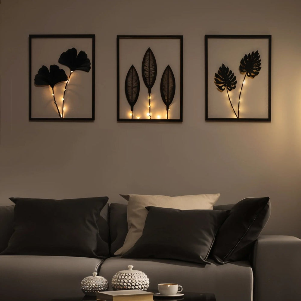 LED-Rahmenlampe mit Farbwechsel für gemütliches Ambiente im Wohnzimmer & Schlafzimmer; moderne Innenraum Deko.