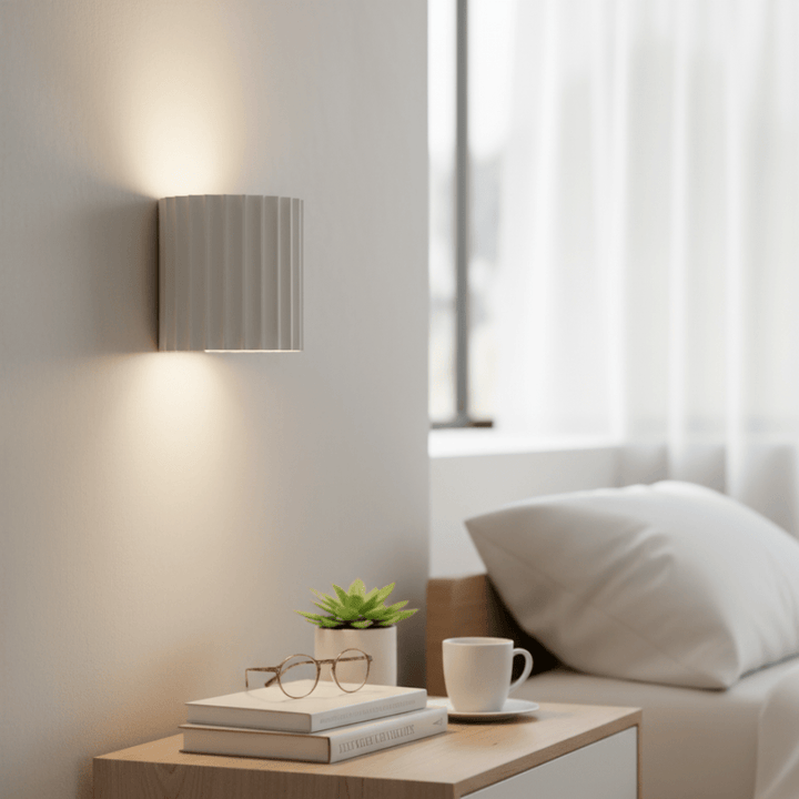 Modernes NordicGlow LED-Wandleuchte, stilvolles skandinavisches Design für Ihr Zuhause, energieeffiziente Innenbeleuchtung.