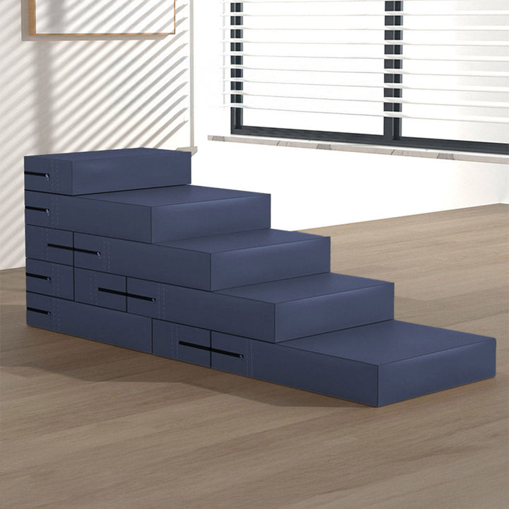 Sichere Modultreppe aus PU-Leder. Ideal für Welpen, Katzen und kleine Hunderassen.