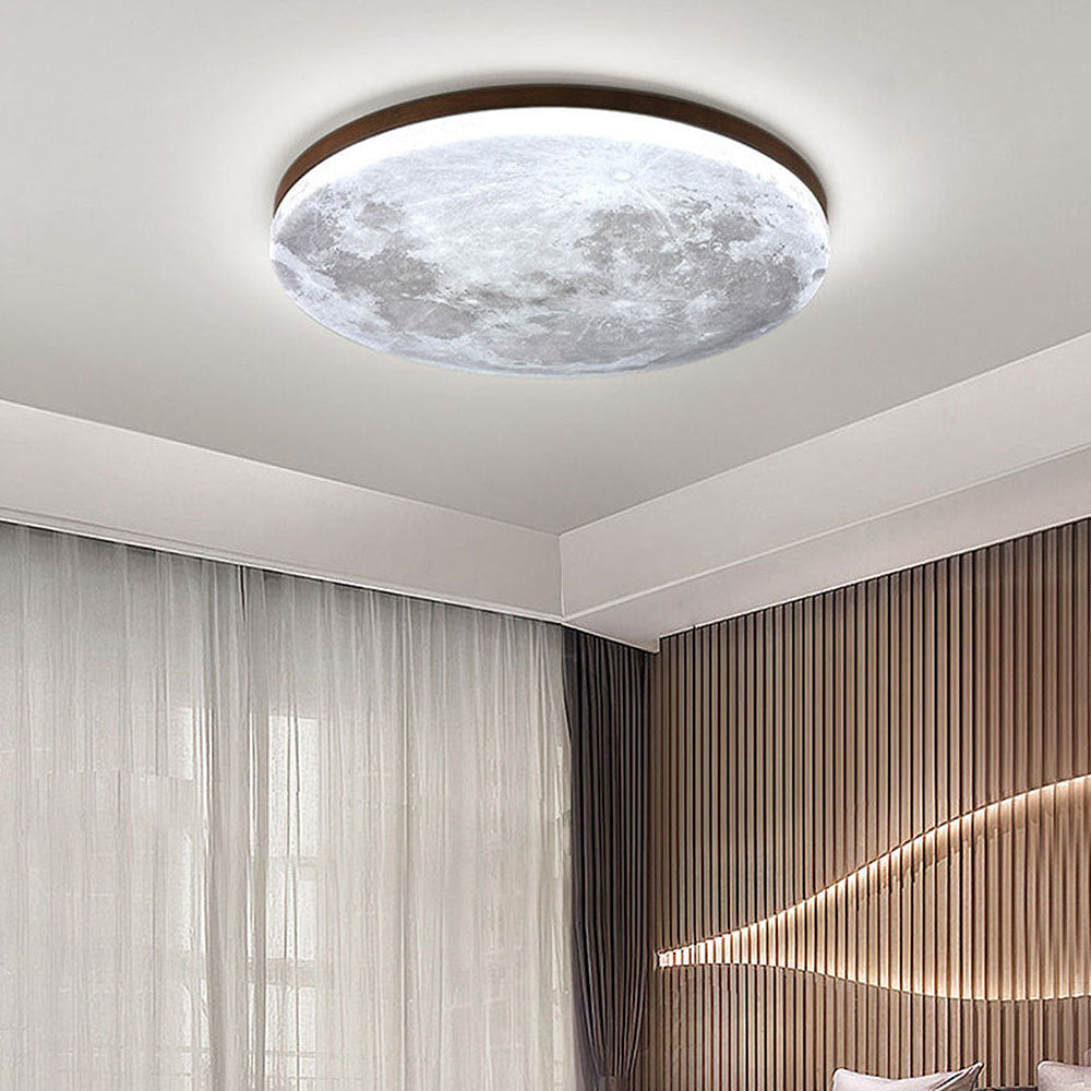 Minimalistische Mondlampe Deckenleuchte, LED-Beleuchtung mit modernem Design für jedes Zimmer.