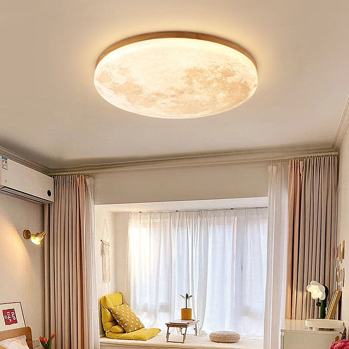 Dimmbare Mondlampe LED-Deckenleuchte, warmes, neutrales oder weißes Licht für jede Stimmung.