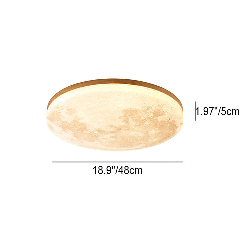 Vielseitige Mondlampe LED-Deckenleuchte, perfekt für Schlaf-, Kinder- & Wohnzimmer, dimmbar.