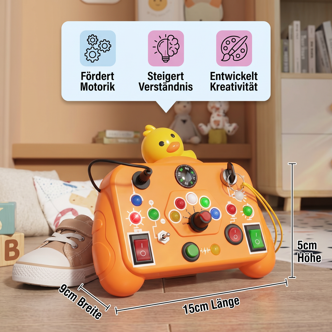 Sicheres Montessori Babyspielzeug aus Holz; ideal zur frühkindlichen Entwicklung, Sensorik & Motorik.