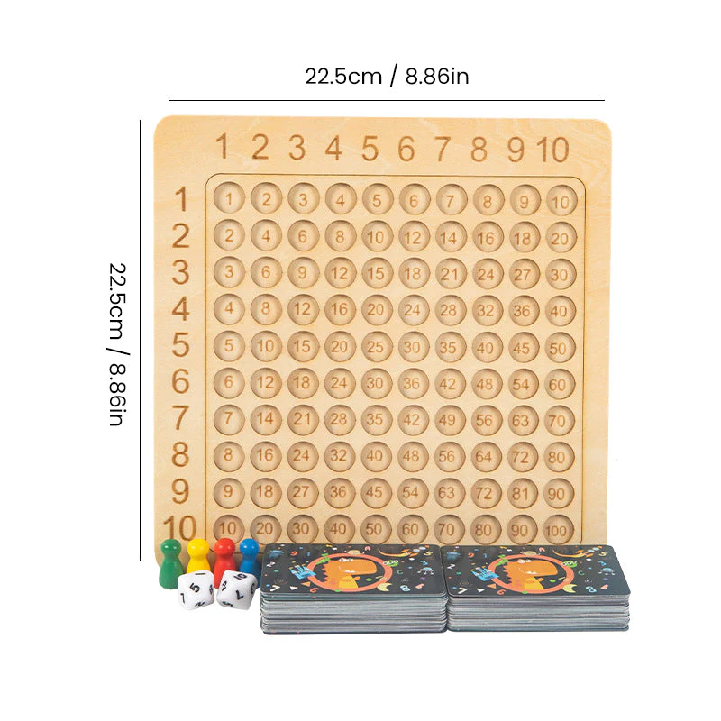 Interaktives Familienspiel Montessori Brett für Kinder, fördert spielerisch Kreativität und Lernfähigkeit.