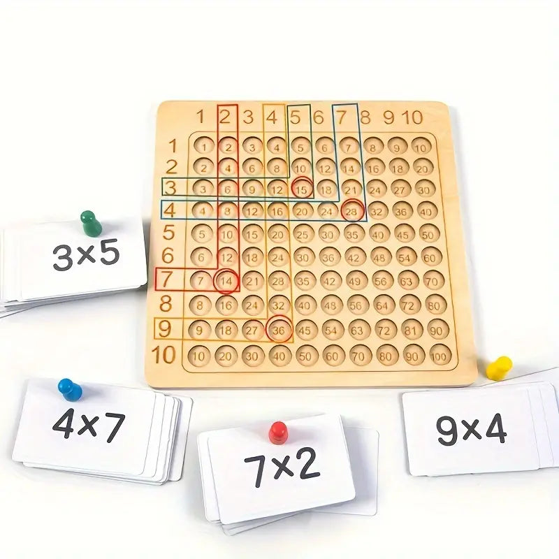 Pädagogisches Montessori Mathematik Lernspiel aus Holz. Fördert Zahlenverständnis, Rechnen & Logik bei Kindern.
