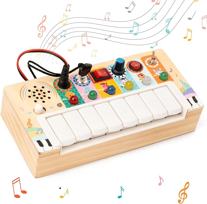 Montessori Spielset für Babys & Kleinkinder, interaktives Lernspielzeug fördert Motorik & kognitive Entwicklung.