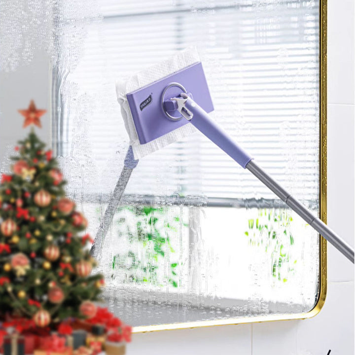 Glänzender, sauberer Boden nach der hygienischen Reinigung mit MopFlex Mini-Mop. Effiziente Hausreinigung.