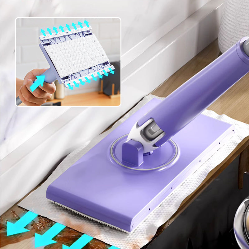 Platzsparender MopFlex Mini-Mop, ideal für kleine Wohnungen und schnelle Bodenreinigung zwischendurch.