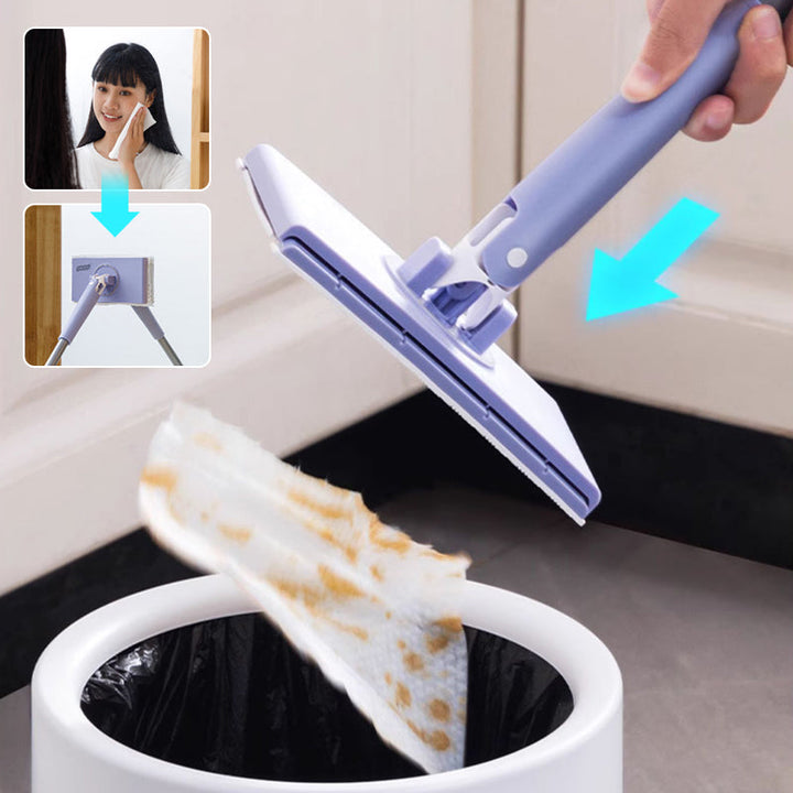 Ergonomischer Griff des MopFlex Mini-Mops für komfortable Hausreinigung. Praktischer Haushaltshelfer.