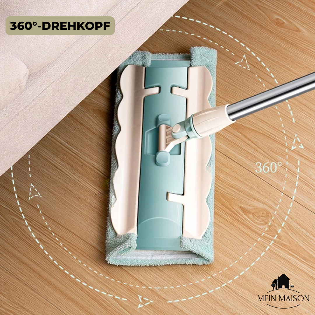Hochwertiger MopPro Wischmopp mit robustem Edelstahlgriff für langlebige Haushaltsreinigung.