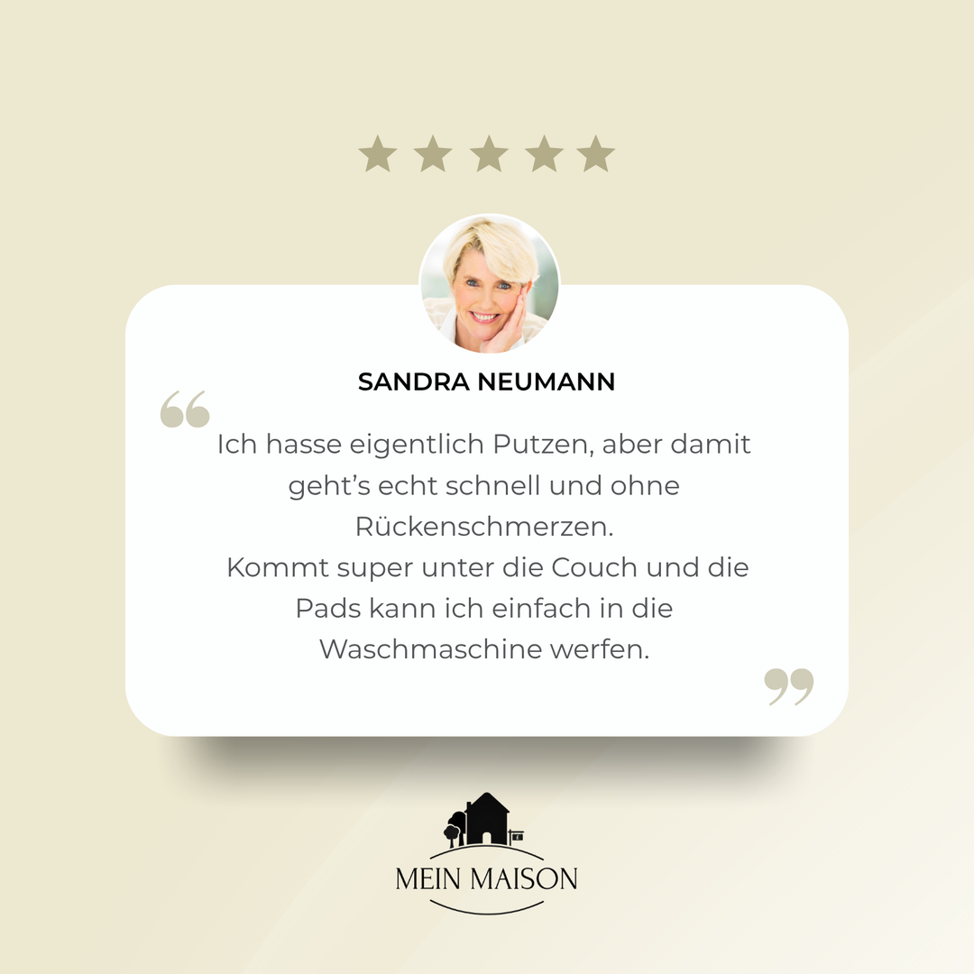 MopPro Wischmopp mit Drehgelenk für schwer erreichbare Stellen bei der Bodenreinigung.