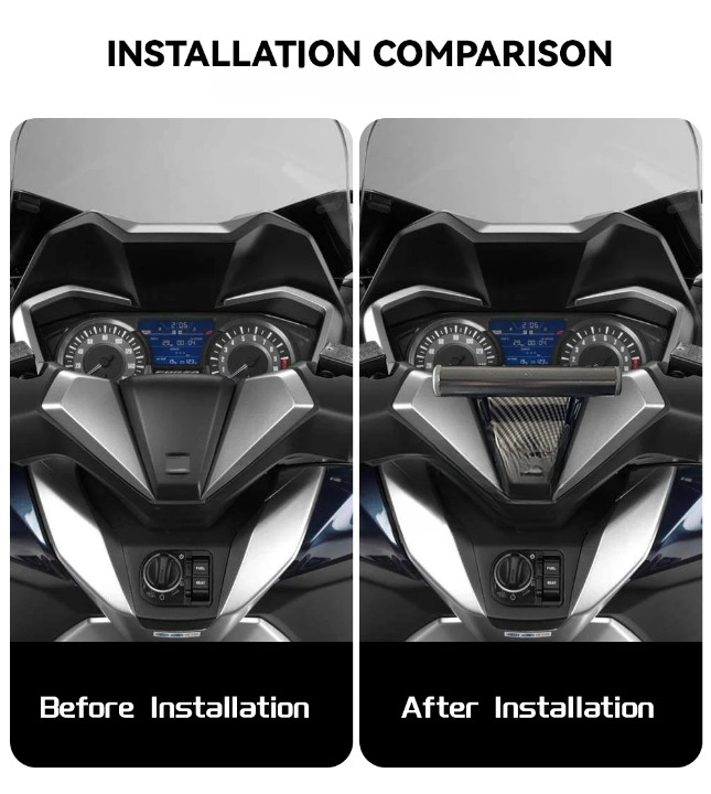 Hochwertige Motorrad-Navigationshalterung, 25mm Halterung für GPS, Smartphone & Fahrrecorder. Honda NSS350 Zubehör.