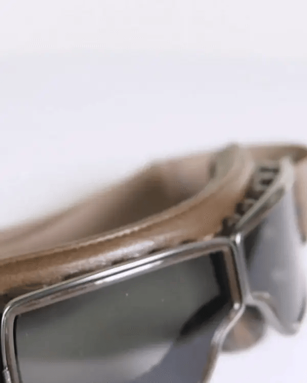 Retro Goggles Motorrad: Wind-, Staub- & UV-Schutz für Biker, komfortabel und langlebig.