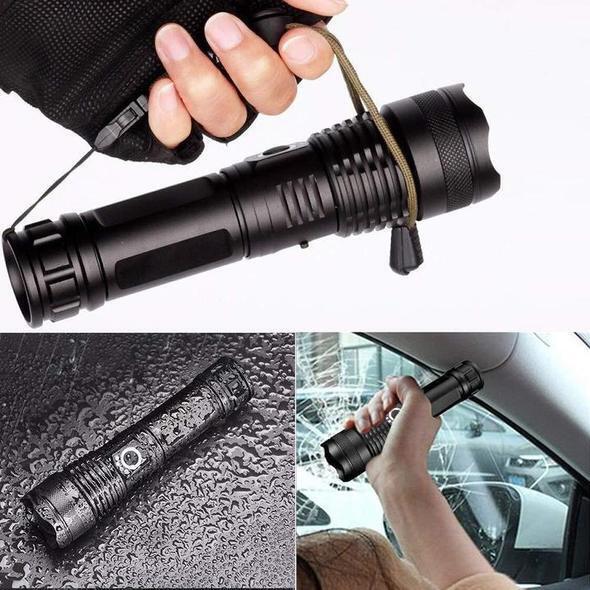 Die MS18 LED-Taschenlampe – 100.000 Lumen extrem helle Lichtleistung für jede Situation.