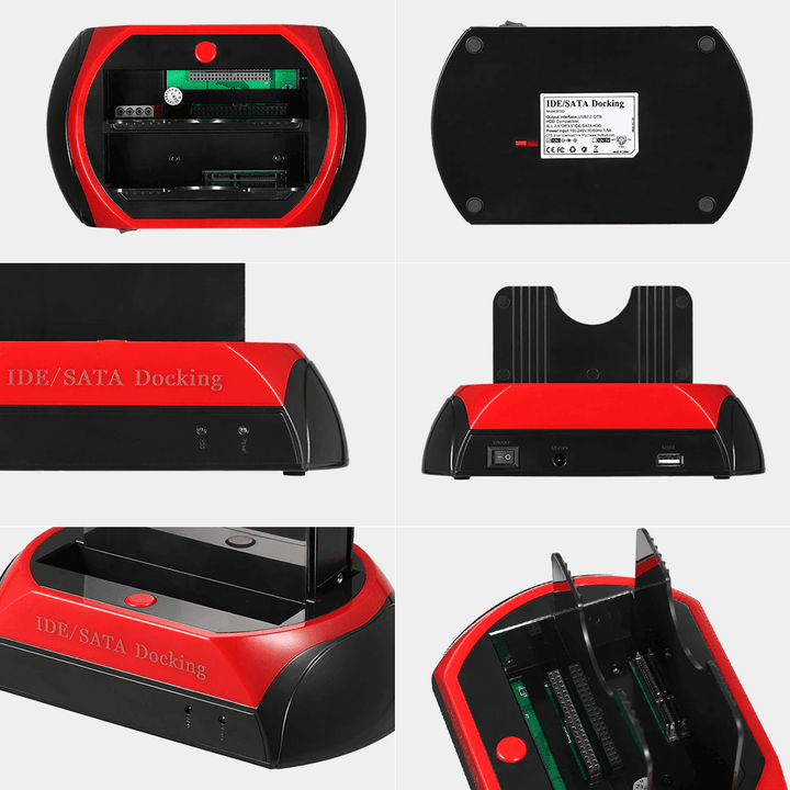 Multifunktionale Festplatten-Dockingstation DataLift für HDD/SSD, USB-C & SATA. Ideal für Datensicherung.