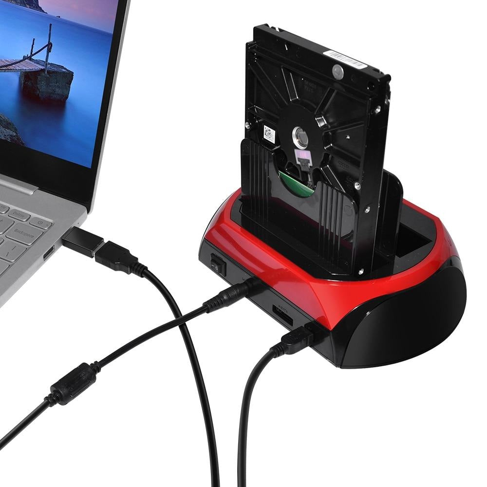 Effiziente Festplatten-Dockingstation DataLift zur externen Datenverwaltung. Backup und Zugriff auf HDD/SSD per USB-C.