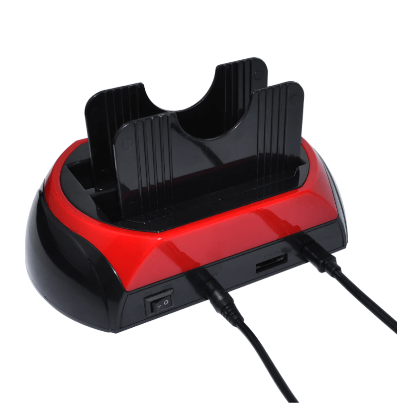 Vielseitige HDD/SSD Dockingstation DataLift für 2,5" und 3,5" Festplatten. Externe Datenzugriffe per USB-C.