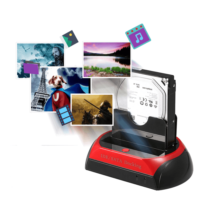 Multifunktionale DataLift Dockingstation für HDD/SSD. Ideal für Datenrettung, Backup und schnellen USB-C Transfer.