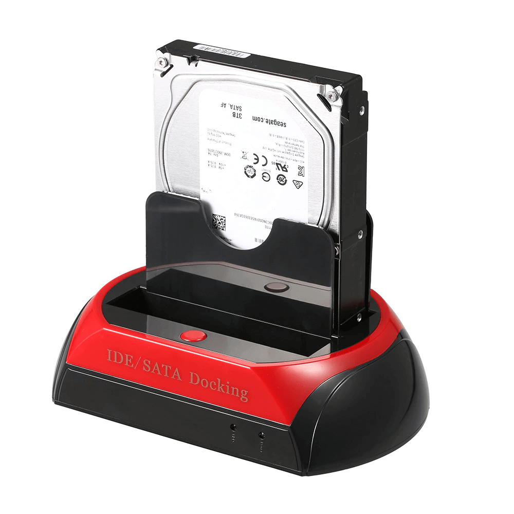 Kompakte Festplatten-Dockingstation mit USB-C für HDD/SSD. Ermöglicht schnelle Datensicherung & effiziente Verwaltung.