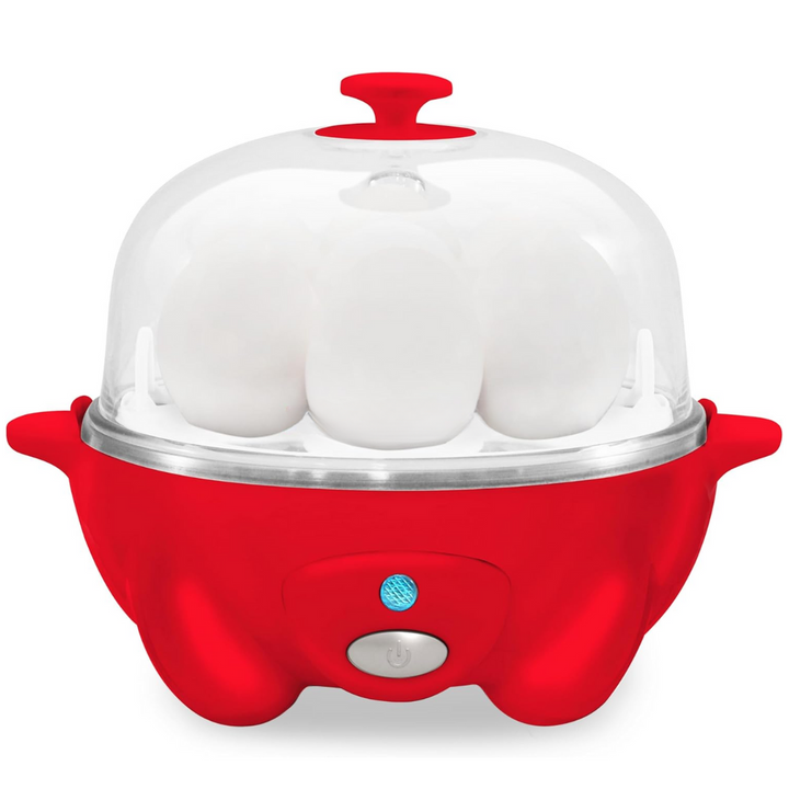 Kompakter Eierkocher, der Eier schnell und präzise kocht; ideal für jeden Haushalt in der Küche.