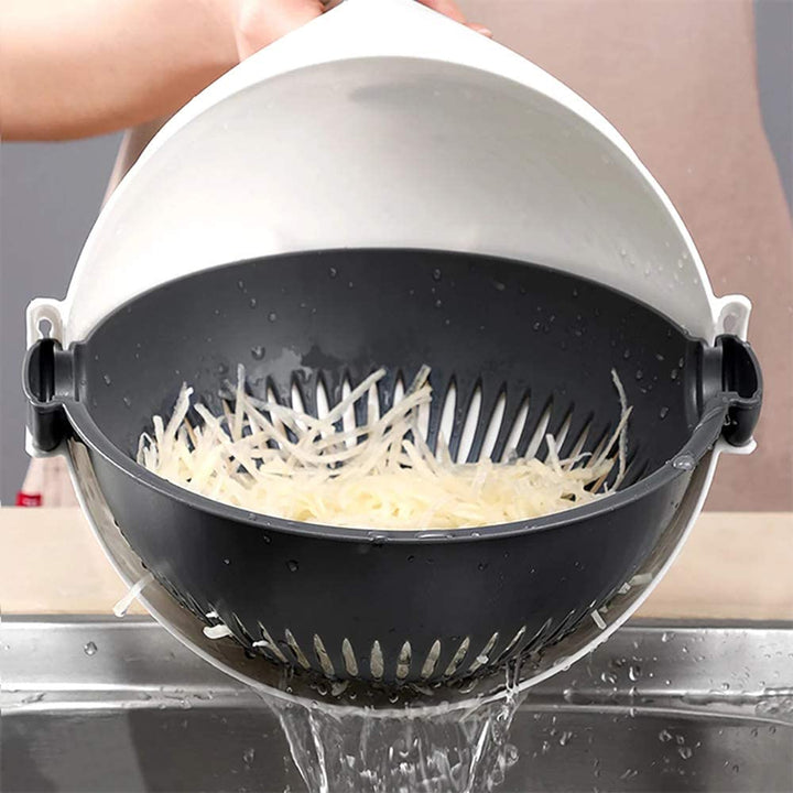 Effizienter Gemüsehobel & Reibe für schnelles Schneiden von Gemüse; ideal für Kochen & Zubereitung.