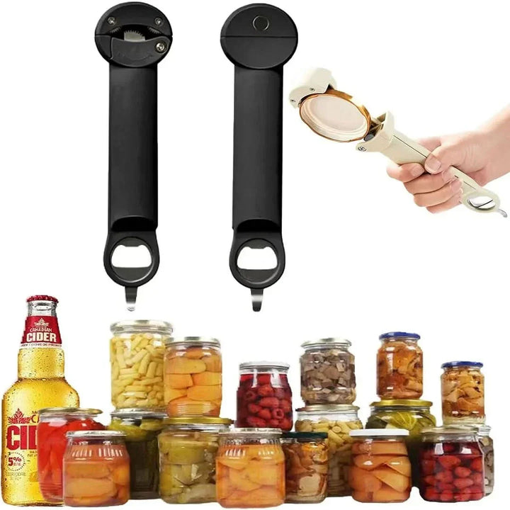 Barrierefreier Deckel- & Flaschenöffner: Ergonomische Griffhilfe für einfaches Handling im Haushalt.