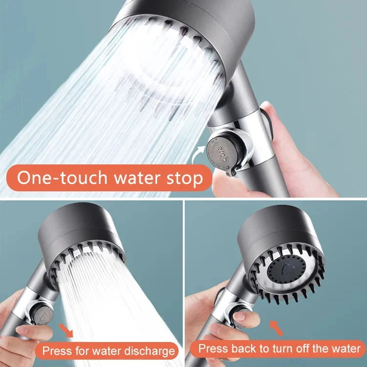 Smartes Duschsystem: Hochdruck-Duschkopf mit 4 Modi und Wassersparfunktion. Für Ihr Wellness-Bad.