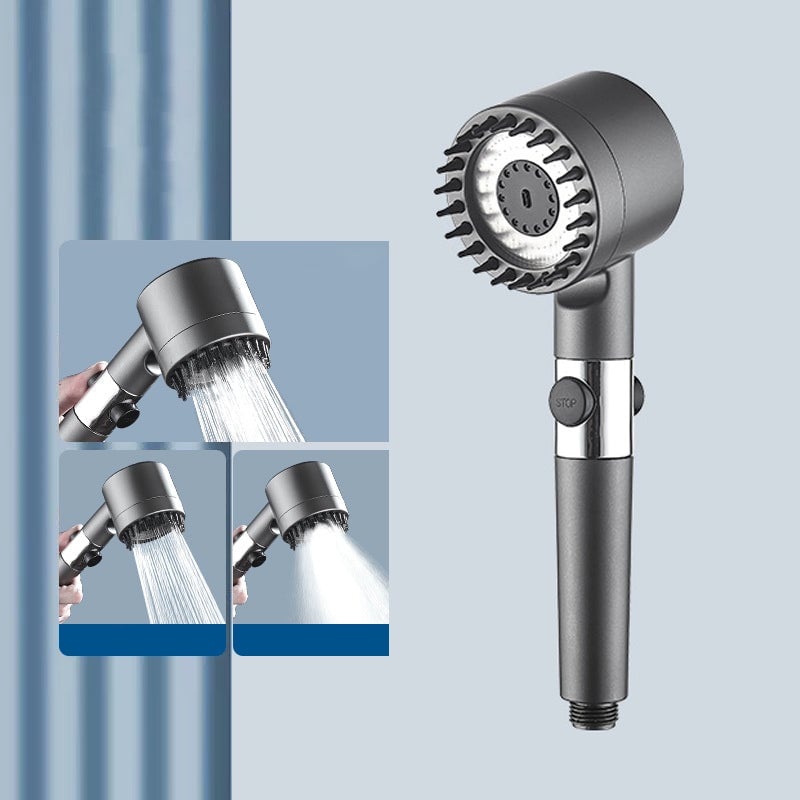 Innovativer Duschkopf mit Wasserfilter und 4 Strahlarten. Effizienter Hochdruck für jede Dusche.