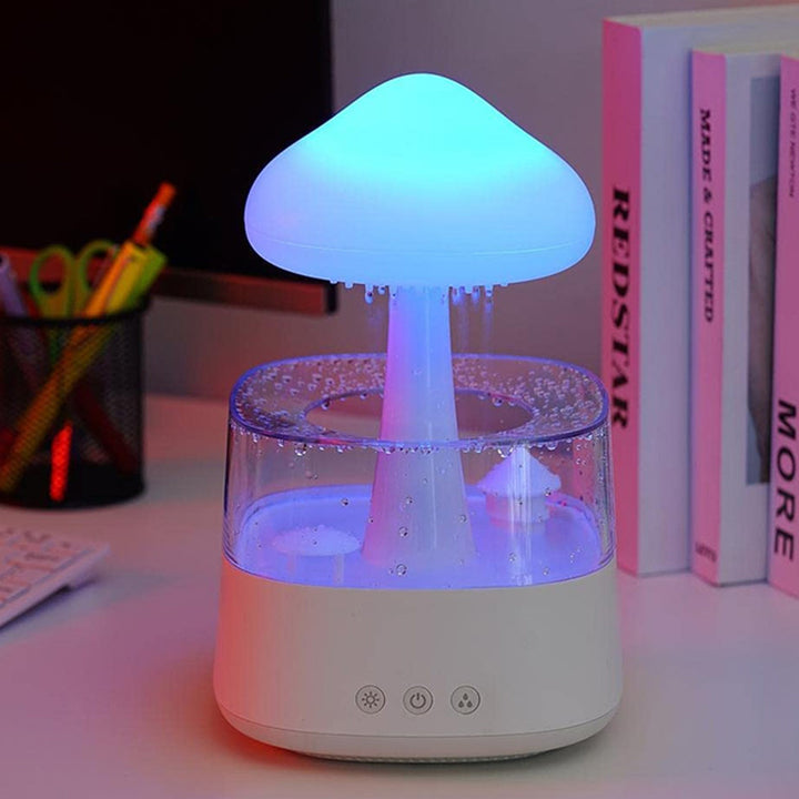 Multifunktionaler Luftbefeuchter mit Nachtlicht & Aromatherapie-Diffusor für besseres Raumklima & Wohlbefinden.