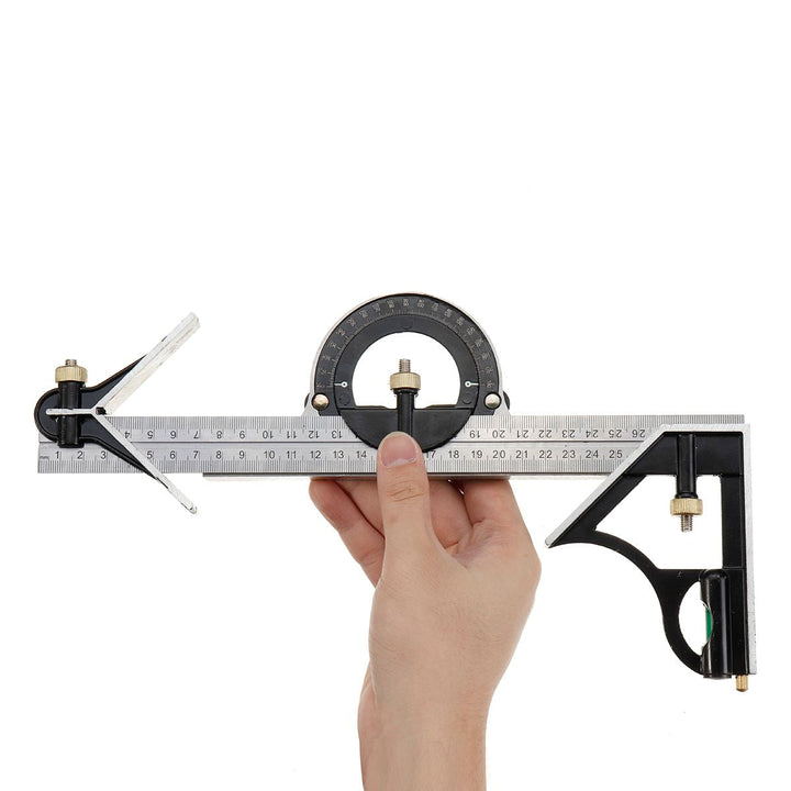 Robustes Präzisions-Winkelmaß-Set aus langlebigem Material; unverzichtbares Projektwerkzeug.