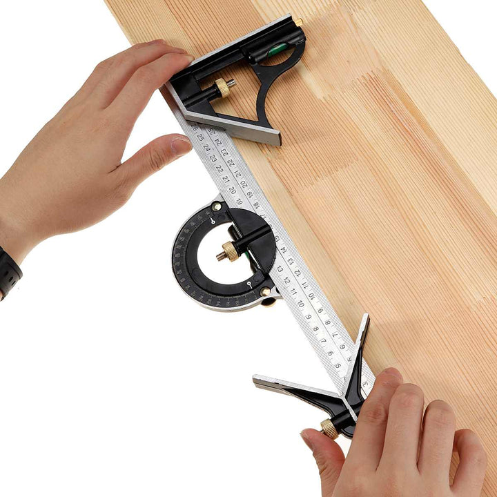 Das ergonomische Design des Winkelmaß-Sets ermöglicht einfache Handhabung und präzises Arbeiten.