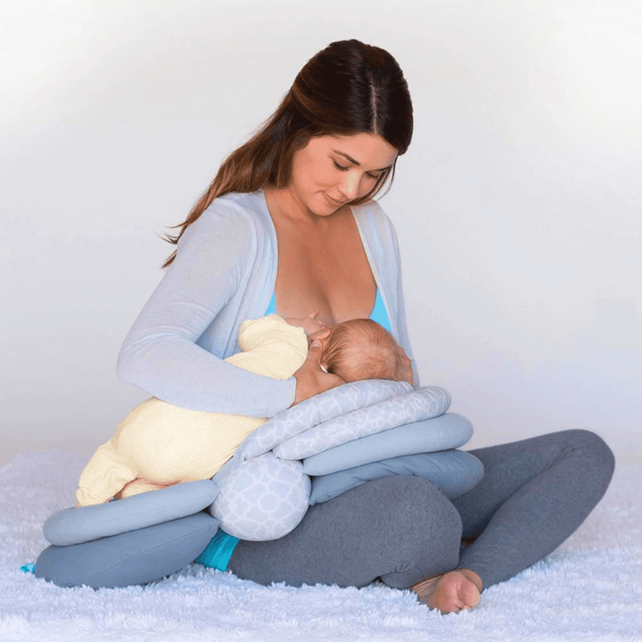 Weiches Stillkissen aus Baumwolle für Komfort & Unterstützung; perfektes Babyzubehör für Stillen & Entspannung.