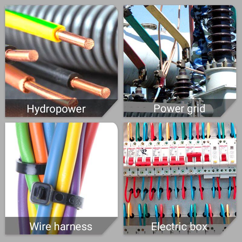 Ergonomische Abisolierzange als Multifunktionswerkzeug für Elektriker, zum Schneiden und Crimpen.