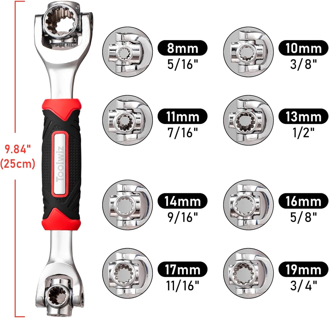 Zeitersparendes Universalwerkzeug 48-in-1, perfekt für Schraubarbeiten an Möbeln und Autos.