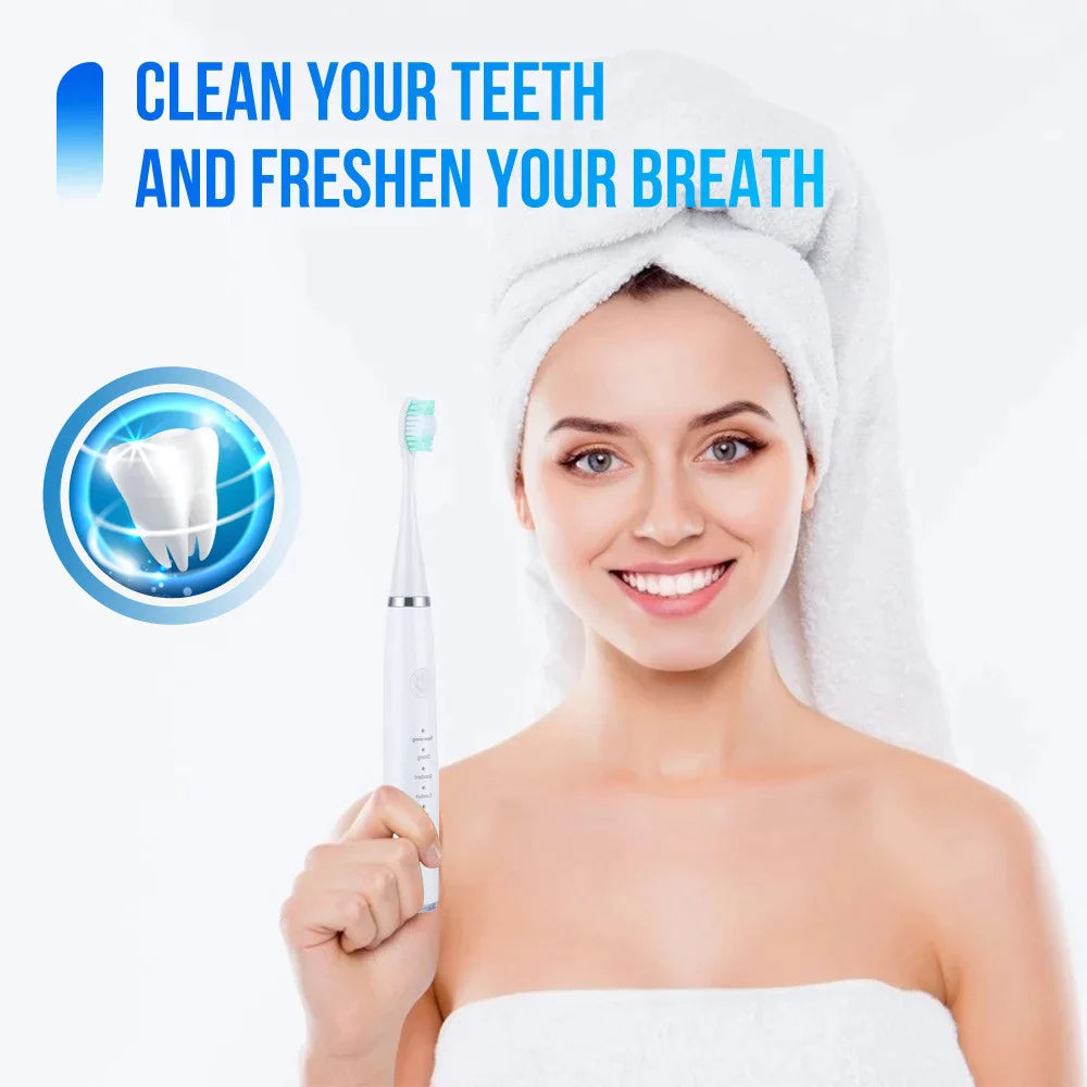 Ultraschallreiniger für Dentalhygiene zu Hause; entfernt Plaque & Zahnstein für saubere Zähne & Mundgesundheit.