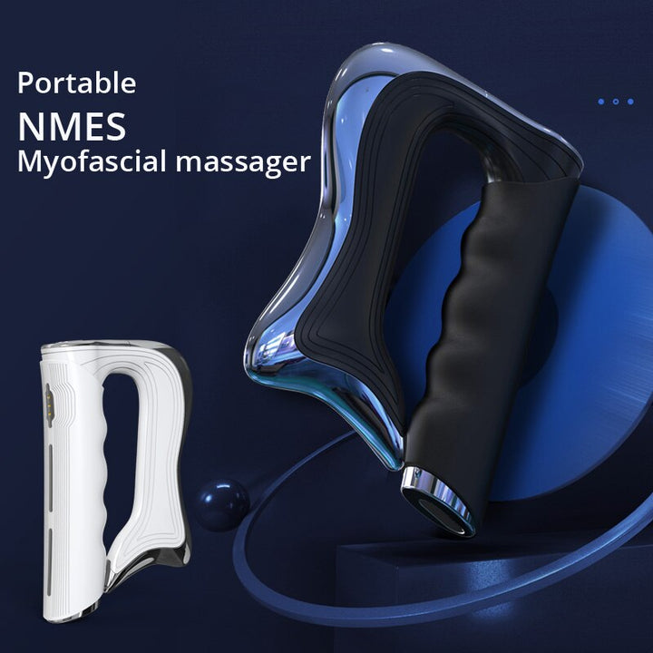 MuscleWave Therapiegerät mit Mikrovibration zur myofaszialen Schmerzlinderung & effektiven Muskelentspannung.
