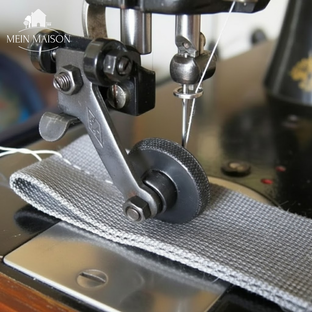 Spezial-Nähfuß für faltenfreies Nähen: Ideal für Jeans, Canvas & mehrere Lagen Stoff.