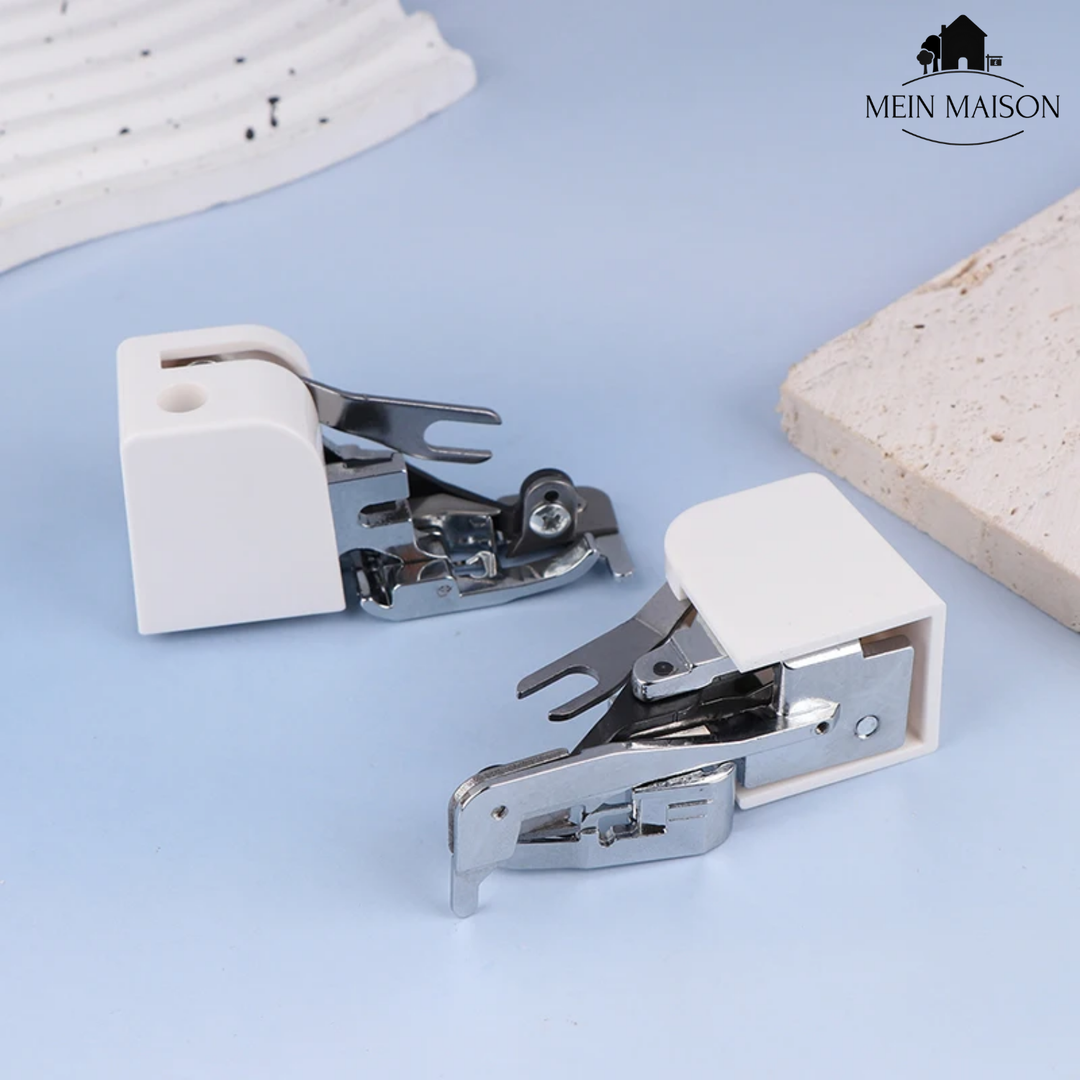 Erzeugen Sie professionelle Kanten wie mit einer Overlockmaschine: Nähmaschinen-Seitenschneider für Stoffe.
