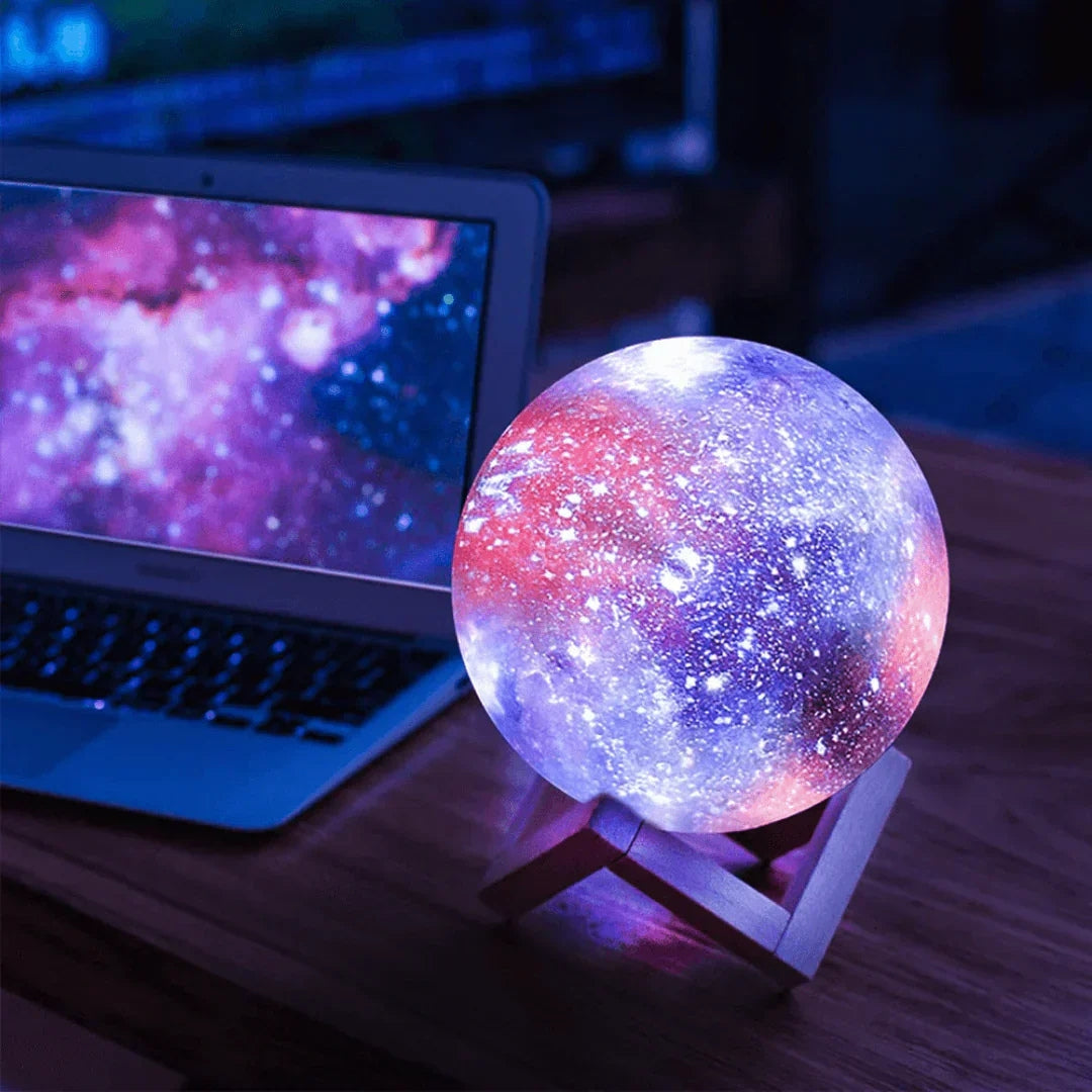 Nachtlampe Orion: Magischer Sternenhimmel Projektor für Dein Zuhause. LED Touch Lampe für entspannende Schlafzimmer Deko.