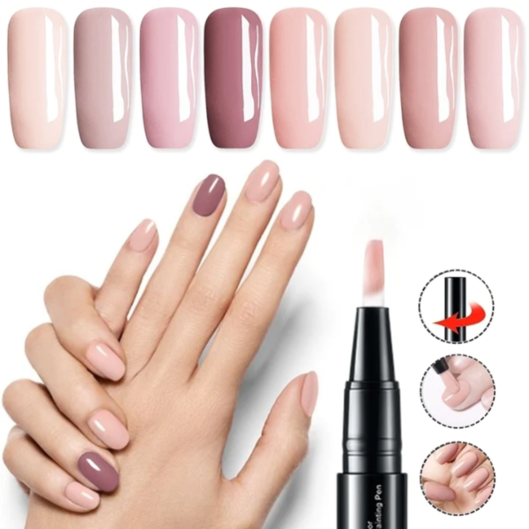 Präzise Nail Art Stifte für detaillierte Nageldesigns. Schnell trocknende Gel-Stifte für professionelle Maniküre.
