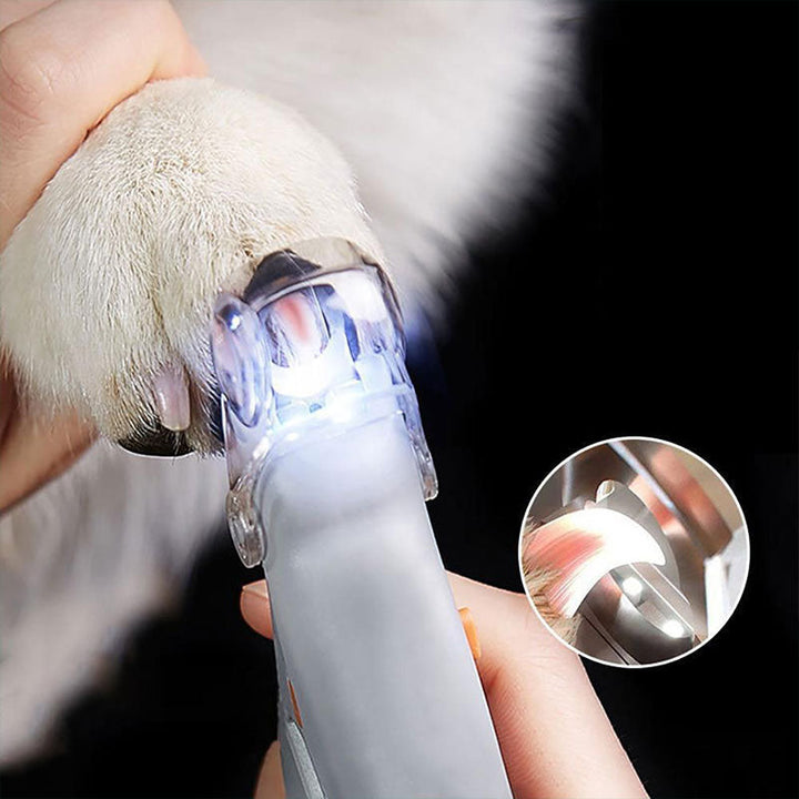 Nagelknipser für Hunde mit Schnellsensor: sichere Krallenpflege für Haustiere, ergonomisches Design.
